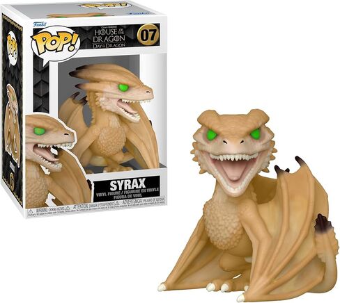 Funko POP! TV: House of The Dragon- Syrax Rhaenyra Targaryen Viserys Targaryen and Otto Hightower in Saudi Arabia