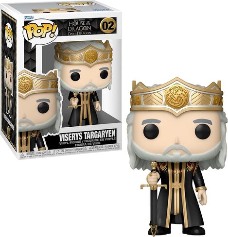 Funko POP! TV: House of The Dragon- Syrax Rhaenyra Targaryen Viserys Targaryen and Otto Hightower in Saudi Arabia