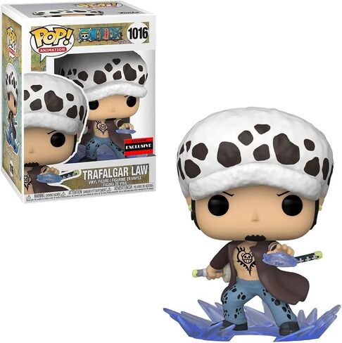 POP One Piece - Trafalgar D. Law Room Attack (AAA Anime Exclusive) Funko Vinyl Figure (Bundled with Compatible Box Protector Case), Multicolor, 3.75 inches in Saudi Arabia