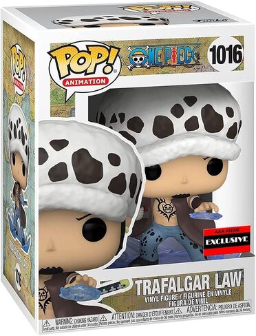 POP One Piece - Trafalgar D. Law Room Attack (AAA Anime Exclusive) Funko Vinyl Figure (Bundled with Compatible Box Protector Case), Multicolor, 3.75 inches in Saudi Arabia