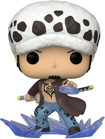 POP One Piece - Trafalgar D. Law Room Attack (AAA Anime Exclusive) Funko Vinyl Figure (Bundled with Compatible Box Protector Case), Multicolor, 3.75 inches in Saudi Arabia