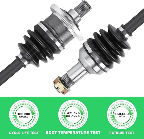 محور Youx Moto CV الأمامي الأيسر/الأيمن مناسب لقطط القطب الشمالي 400 450 500 550 650 700 1000، 2006 2007 2008 2009 2010 2011 2012 2013 2014، 4340 كرومولي نصف عمود محرك فولاذي، لـ 0502-813 0502 -812 in Saudi Arabia