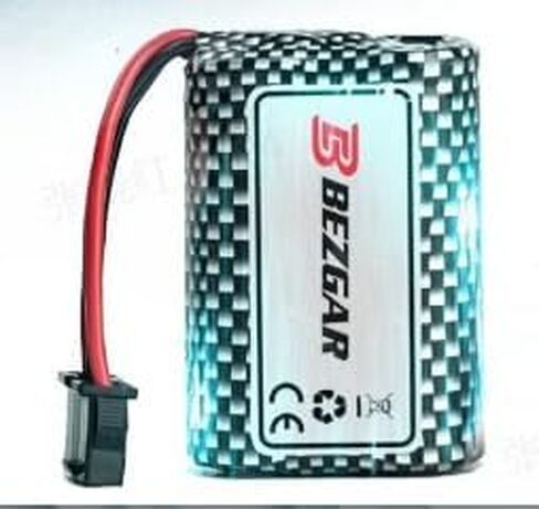 BEZGAR TX122 RC بطارية القارب المحمولة 1.97 × 1.18 × 0.79 بوصة بطارية ليثيوم لـ TX122 بطارية قارب التحكم عن بعد عالية السرعة عارض قوارب الملحقات in Saudi Arabia