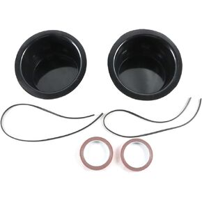 LOSTAR Pair(2) 6.5" Install Universal Angled Speaker Enclosures Boxes Pods Speaker Adapters Custom Mount Pods