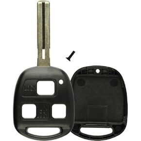 KeylessOption Key Replacement Case Shell Keyless Entry Remote Fob Uncut Blade Fix Master for Hyq1512v, Hyq12bbt