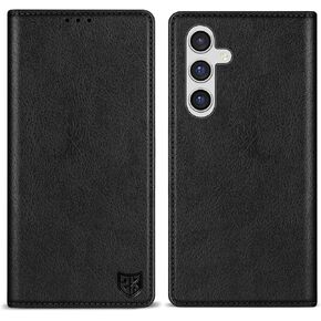 ZZXX Samsung Galaxy A54 5G Wallet Case with [RFID Blocking] Card Slot Stand Strong Magnetic Leather Flip Fold Protective Phone Case for Samsung Galaxy A54 Phone Case Wallet(Black-6.5 inch)