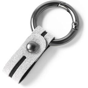 Alcantara leather Keychain, Car Key Lanyard for Car Fob & Home Keys, Carabineer Clip, Keyrings,Accessories