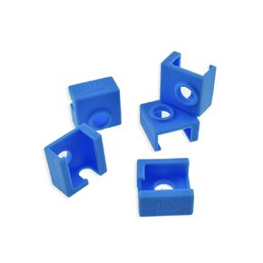 Hahiyo 3D Printer Silicone Sock Cover Help Heat Stabilize Cooling Hold Secure Easy Clean Replace for E3D Volcano Print Part 5pcs Blue