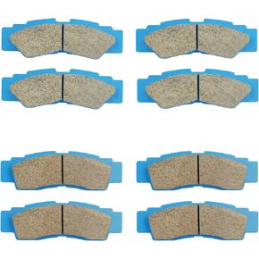 Brake Pads Ceramic Organic for Yamaha Wolverine RMAX 2021 2022, YXZ 1000 R 2016-21 Front & Rear 4 Sets 2HC-25805-00-00, 2HC-25806-00-00