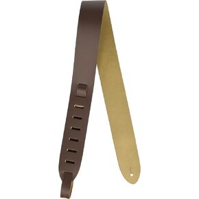 Levy's Leathers 2" Chrome-tan Leather Guitar Strap. Adjustable from 36" to 52"; Black (M12-BLK)