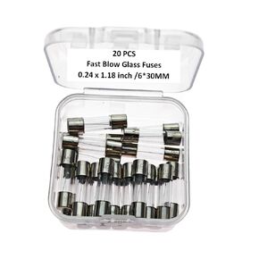 200A, 200A Fuse, 200A250V, 200A250V Fuse, F200A250V Fuse, F200A Fuse, F200A Fuses, F200A250V, 200MA Fuse, F200MA Fuse, 200A Fast Blow Fuse, 200A Glass Quick Fast Blow Fuse, 6 * 30MM(20pcs)