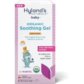 Hyland's Baby - Organic Daytime/Nighttime Soothing Gel Combo Pack, Easy-to-Apply, Ages 2 Months & Up, 1.06 Ounce (2 Tubes of 0.53 oz.) (Pack of 2)