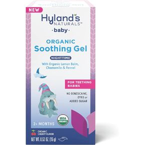 Hyland's Baby - Organic Daytime/Nighttime Soothing Gel Combo Pack, Easy-to-Apply, Ages 2 Months & Up, 1.06 Ounce (2 Tubes of 0.53 oz.) (Pack of 2)