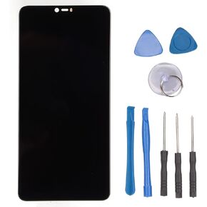 Cuifati Mobile Phone Screen Replacement for Oppo A3 F7, LCD Display Touch Screen Digitizer Assembly with Frame, Full Cellphone Repair Tool Kits for Oppo A3 F7