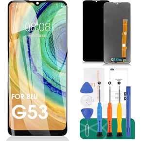 for BLU G53 Screen Replacement for BLU G53 Digitizer Repair Kits for BLU G53 LCD Display Touch Screen Assembly Replacement 6.5"