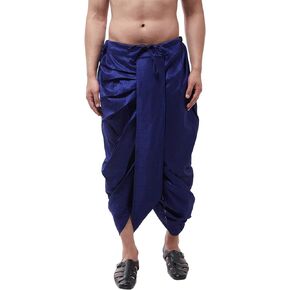 Sojanya (Since 1958 Men's Silk Blend Stitched Dhoti