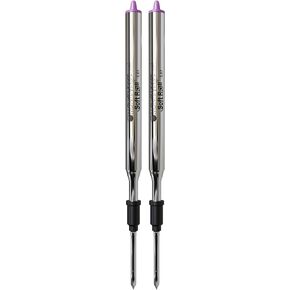 MONTEVERDE Soft Roll Ballpoint Refill for Lamy Ballpoint Pens, Purple, 2 Pack (L132PL)