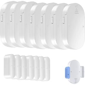 Evernary Door Window Alarm, Wireless Pool Door Alarm for Home Kids Saftey with 120dB Loud 4 Working Modes, Magnetic Sensor for Garage Business Apartment Office (7Pack)