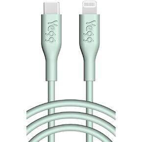 USB-C to Lightning Cable (6ft, MFi Certified) Compatible with iPhone 14/14 Pro/14 Pro Max, iPhone 13/13 Pro/13 Mini, iPhone 12/12 Pro/12 Pro Max, iPhone 11 (Cable Only) - Mint Green