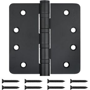 Haidms 3Pack Oil Rubbed Bronze Door Hinges Brozne Heavy Duty Door Hinges Bronze Oil Rubbed Bronze Door Hinges Ball Bearing Stainless Steel Bronze Door Hinges 1/4" Radius Corner Door Hinges