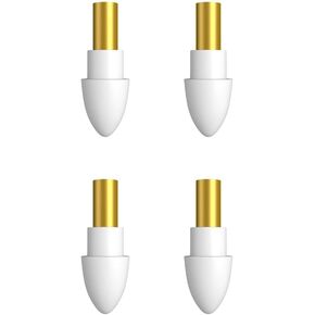 FOJOJO Pen Tips for Stylus Pen, Replacement White Stylus Pen Pencil Tips-New Screwed Version(4 pcs)