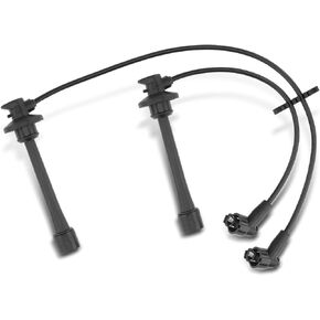 A-Premium Ignition Spark Plug Wires Set of 2 Compatible with Toyota Paseo 1996-1999, Tercel 1995-1999 L4 1.5L