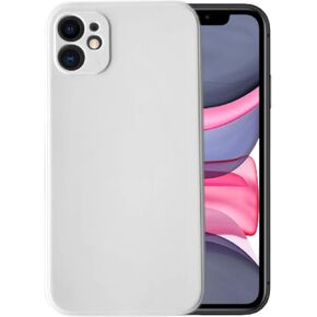 Compatible with iPhone 12 Soft Liquid Silicone Gel Cell Phone Mobile Basic Back Case Cover (Baby Blue)