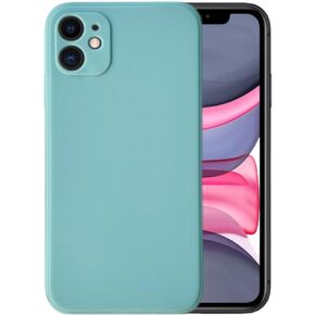 متوافق مع هاتف iPhone 12، غطاء خلفي أساسي من جل السيليكون السائل الناعم للهاتف الخلوي (برتقالي)