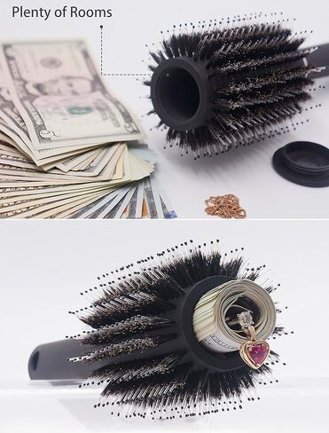 مشط فرشاة الشعر، آمن للتخزين من شارمونيك، علبة تخزين، يعمل كفرشاة أصلية، مثالي للسفر أو في المنزل (عبوة واحدة) in Kuwait