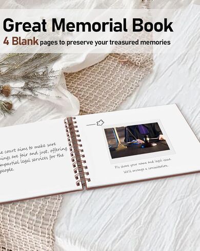 كتاب ضيوف الجنازة من WEMATE، كتاب ضيوف تذكاري جلدي، 136 صفحة كتاب ضيوف لتسجيل الدخول والصور، كتاب ضيوف التخرج 7 بوصة × 10 بوصة (أسود) in Kuwait