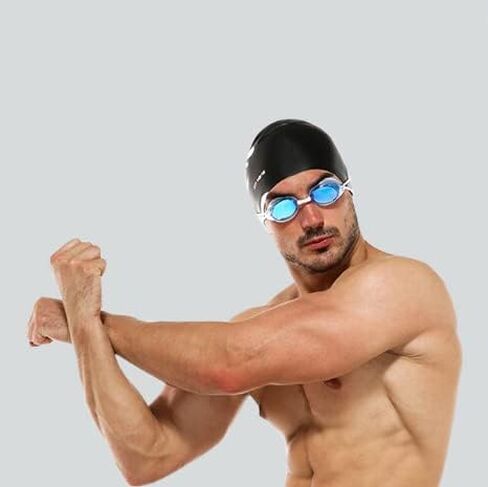 ROER Swimming Sport Equipment Goggles Corrective Myopic No Leaking Anti-Fog for Shortsighted Man Woman Adult in Saudi Arabia
