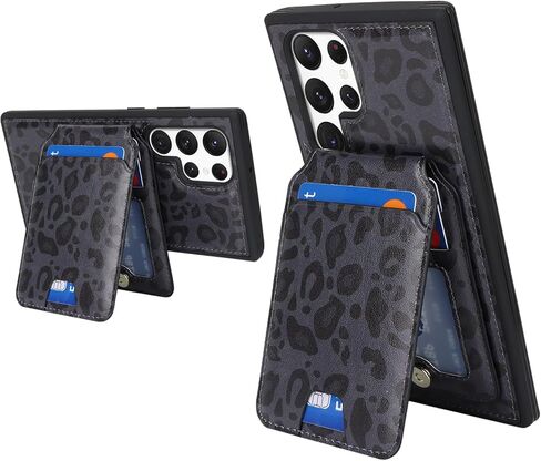 for Samsung Galaxy S22 Ultra case with Credit Card Holder mag Safe, Galaxy S22 Ultra Phone Leather Case Wallet for Women Compatible mag Safe Wallet Detachable 2-in-1 for Men-Beige in Kuwait