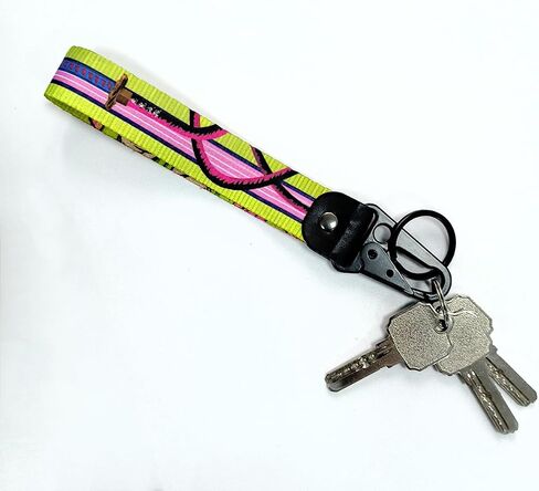 1Pack Anime JDM Motorcycle Keychain tag Nylon Keychain Strap Jet Tag for Car Motorcycles,Scooters Key Accessories in Saudi Arabia