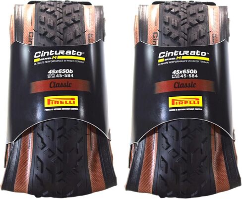 Pirelli Cinturato Gravel M Classic 45-584 (650 x 45c) Gravel Bike Tire - Gravel-Specific Design for Mixed Terrain - SpeedGRIP Compound for Resistance and Grip in Saudi Arabia