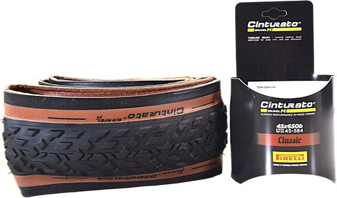 Pirelli Cinturato Gravel M Classic 45-584 (650 x 45c) Gravel Bike Tire - Gravel-Specific Design for Mixed Terrain - SpeedGRIP Compound for Resistance and Grip in Saudi Arabia