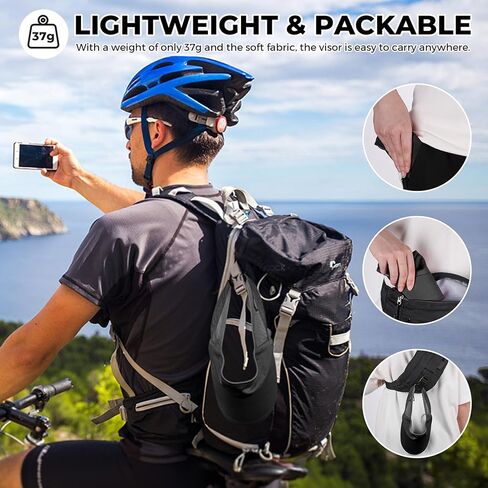 Sukeen 3 Pack Sports Sun Visor Men Women Lightweight Packable Cooling Stretchy Visor Hat for Running, Tennis, Daily Wear in Saudi Arabia