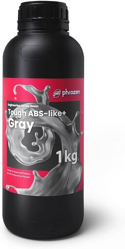 راتنج وظيفي للطابعة ثلاثية الأبعاد من Phrozen [قوي: ABS-Like+، رمادي]، 405 نانومتر DLP LCD معالج بالأشعة فوق البنفسجية راتنج فوتوبوليمر عالي المتانة للنماذج البلاستيكية، وشخصيات الحركة، وتطبيقات الصناعة، والنماذج الأولية (1 كجم) in Kuwait