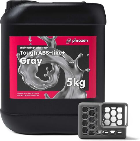 راتنج وظيفي للطابعة ثلاثية الأبعاد من Phrozen [قوي: ABS-Like+، رمادي]، 405 نانومتر DLP LCD معالج بالأشعة فوق البنفسجية راتنج فوتوبوليمر عالي المتانة للنماذج البلاستيكية، وشخصيات الحركة، وتطبيقات الصناعة، والنماذج الأولية (1 كجم) in Kuwait