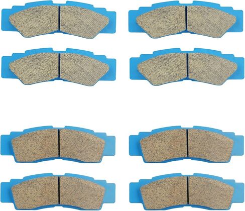Brake Pads Ceramic Organic for Yamaha Wolverine RMAX 2021 2022, YXZ 1000 R 2016-21 Front & Rear 4 Sets 2HC-25805-00-00, 2HC-25806-00-00 in Saudi Arabia
