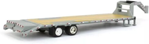 1/64 Gooseneck Trailer Primer Gray with Red and White Conspicuity Stripes 30391 in Saudi Arabia