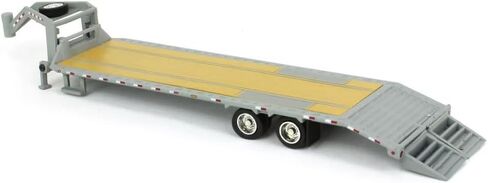 1/64 Gooseneck Trailer Primer Gray with Red and White Conspicuity Stripes 30391 in Saudi Arabia