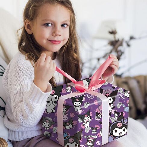 EYQQM Pack of 5 Gift Wrapping Paper 20" x 30" Kraft Paper Sheets Quality Birthday Wrapping Paper Set for Kids, Party Storage Festive Decoration (Blue Puppy) in Saudi Arabia