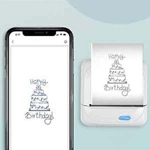 15 Rolls Premium Mini Printer Paper, Regular Thermal Paper Rolls for Mini Pocket Thermal Printer, Receipt Thermal Printer - 57mm x 5.8m, Diameter 25mm, Smooth,Flexible, 10 Years Duration in Kuwait