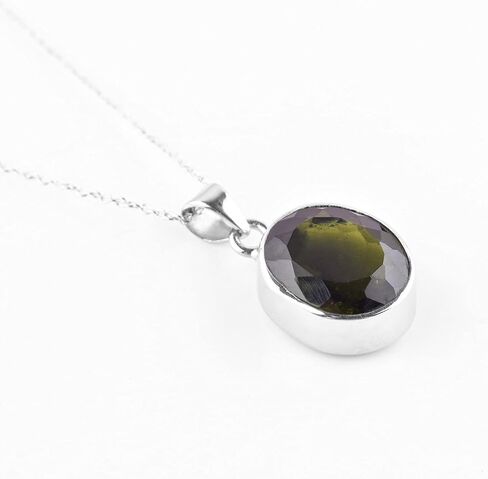 100% Natural Blue Sheen Moonstone Crystal Stone Handmade Dainty Pendant Necklace For Women, Crystals and Healing Stones, Birthstone Jewelry, 925 Sterling Silver, Christmas Gifts in Saudi Arabia