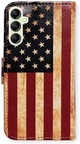 Bcov Galaxy A14 5G Case, Black Bird Green Leather Flip Phone Case Wallet Cover with Card Slot Holder Kickstand for Samsung Galaxy A14 5G in Kuwait