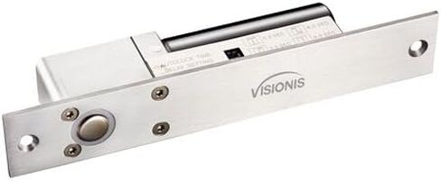 Visionis VIS-DP100-FSA-LED Electric Drop Bolt Lock 1700lbs with LED and Time Delay Fail Safe Normally Closed Access Control in Saudi Arabia
