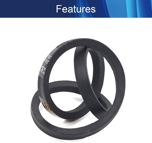 Aicosineg Power Drive M-21 V Belt,0.39"x0.24"/10x6mm, Rubber Material, v drive belt Circumference Belt Machine Transmission Suitable for Automobile, Lathes, Drill Press, Table Saws 21"/533mm in Saudi Arabia