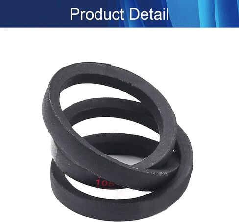 Aicosineg Power Drive M-21 V Belt,0.39"x0.24"/10x6mm, Rubber Material, v drive belt Circumference Belt Machine Transmission Suitable for Automobile, Lathes, Drill Press, Table Saws 21"/533mm in Saudi Arabia