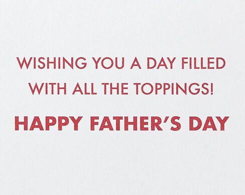 Papyrus Fathers Day Card (All the Toppings) in Saudi Arabia