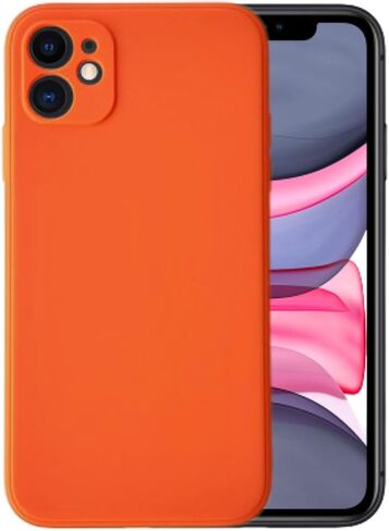 Compatible with iPhone 12 Soft Liquid Silicone Gel Cell Phone Mobile Basic Back Case Cover (Baby Blue) in Kuwait
